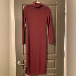 Lulus Burgundy Sweater Dress - NWT
